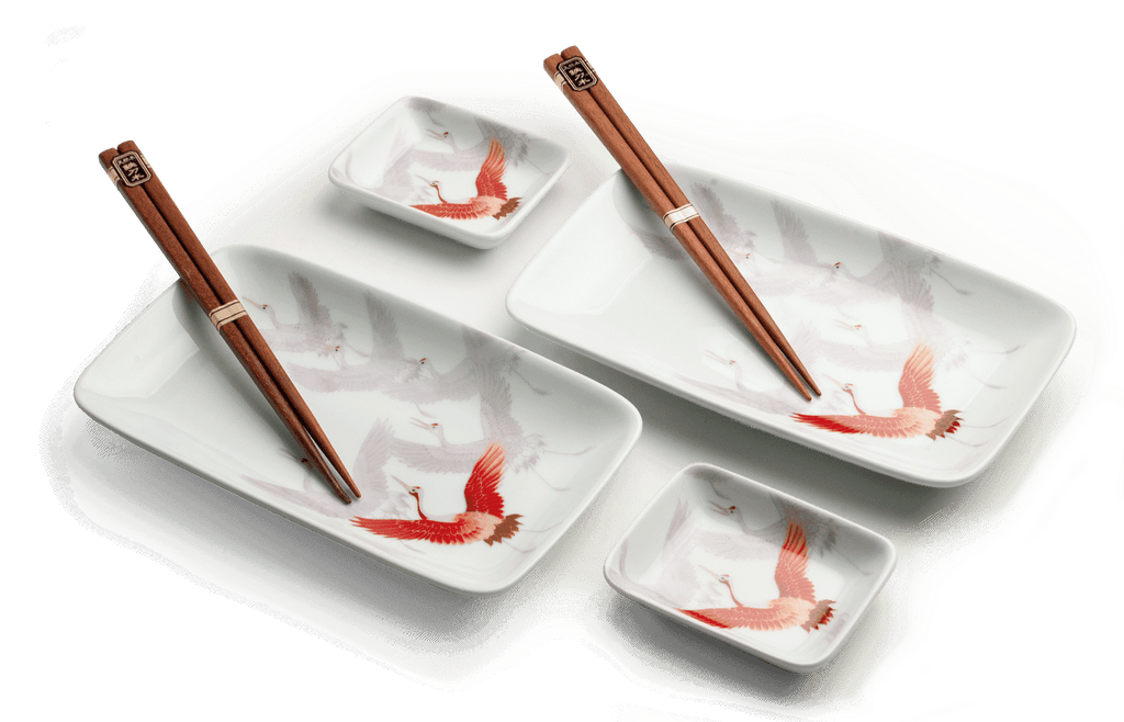 Sushi set Japansk Tranfågel