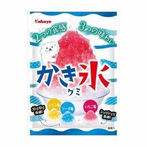 Japanskt Gummi Godis Rakad Is MIX 50g, Kabaya