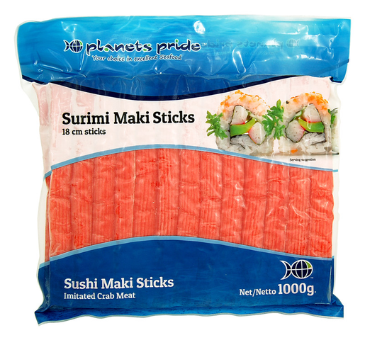 Fryst Surimi Crabsticks 18cm 1kg