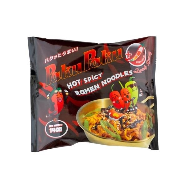 Paku hot spicy ramen 140g