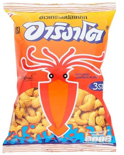 Cuttlefish Crackers Chili and Tomato Flavor 50g