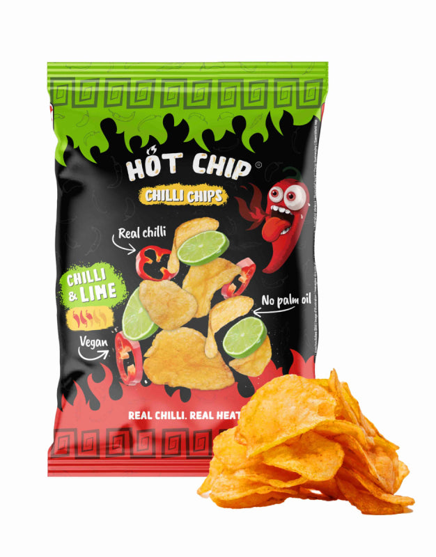 Starka Chips med chili & lime 80g