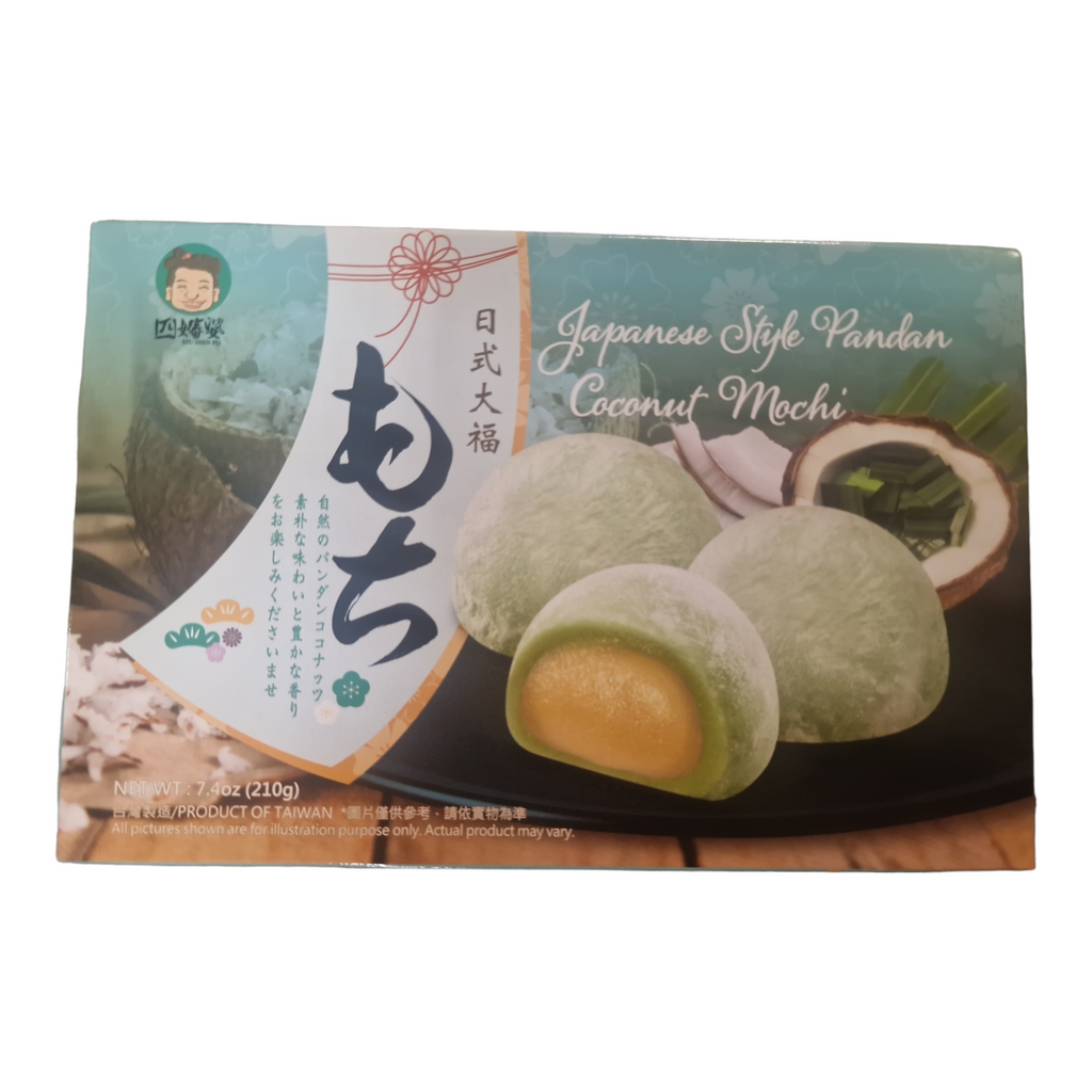 Mochi Kokos med Pandan 210g