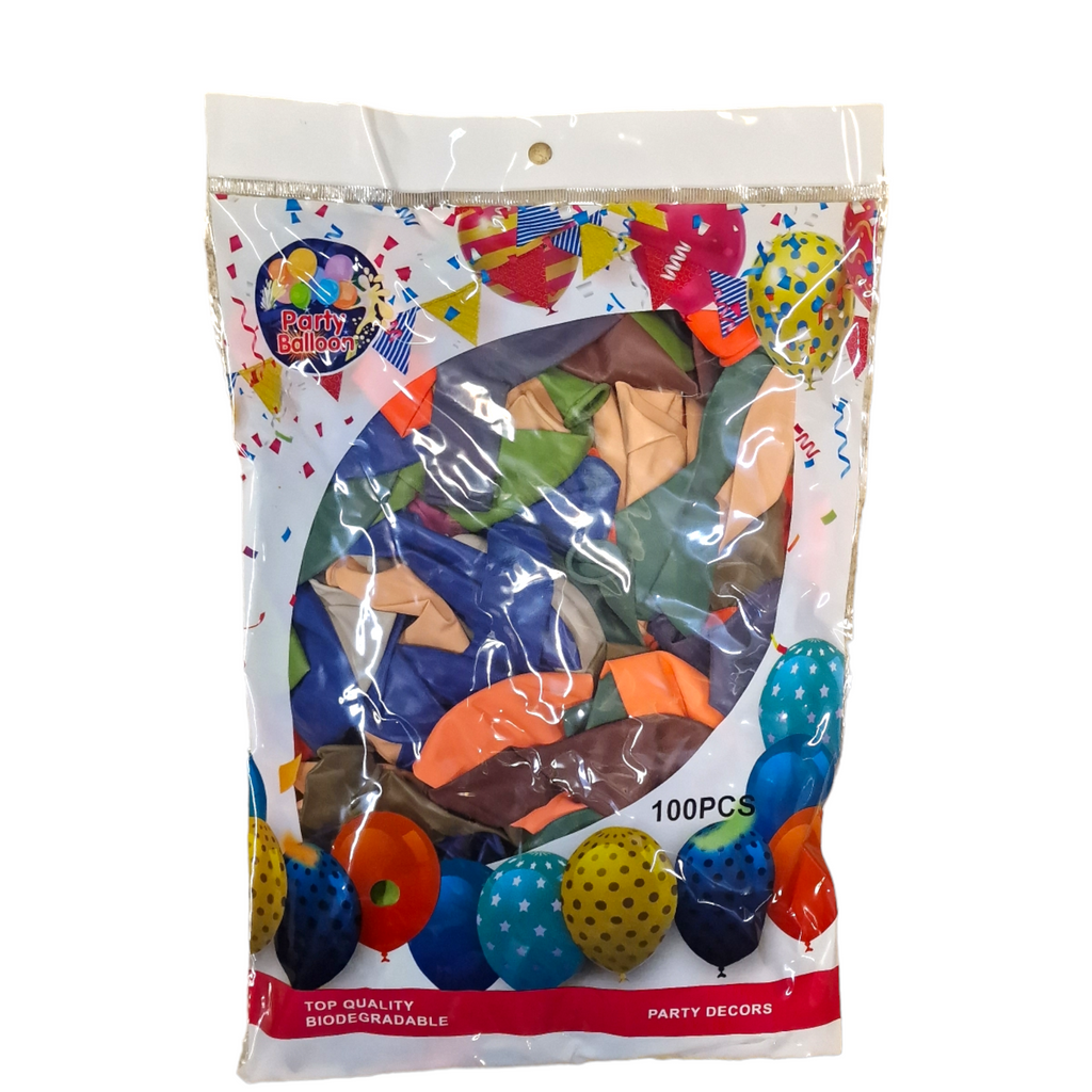 12" Ballonger 100pack mörka