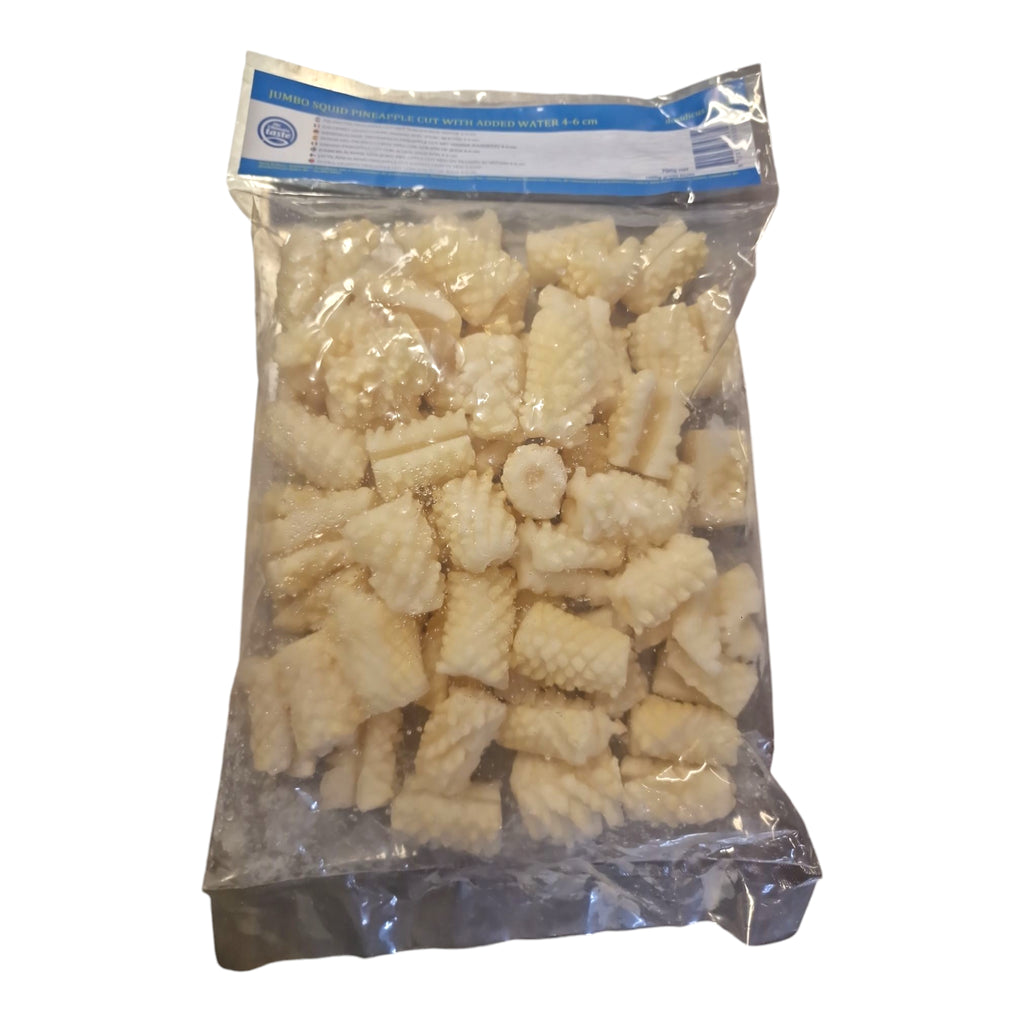 Fryst Jumbo Bläckfisk (skurna 4-6cm ) 700g,