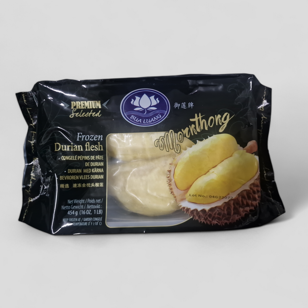 Fryst Durian utan skal 454g, Bau Luang