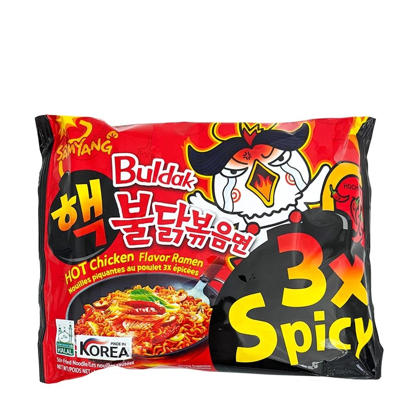 Buldak 3xspicy Snabbnudlar 140g, Samyang