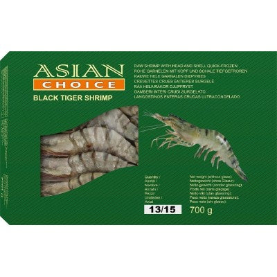 Svart Tiger Räkor 13/15 700g, Asian Choice