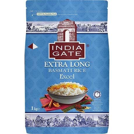 Basmati Ris Extra Lång 1kg Indian Gate