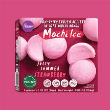 Buono Mochi Ice Cream jordgubb - 156 g