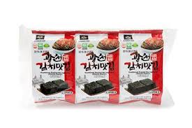 Koreansk Sjögräs Snacks Kimchi 4gx3-pack, Samwon Food