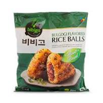 Koreanska Risbollar med Bulgugi smak 500g, Bibigo