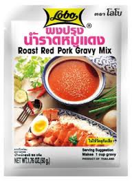 Roast Red Pork Gravy Mix 50g, LOBO