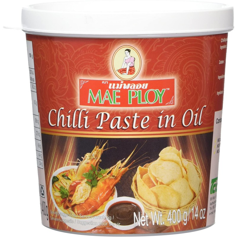 Chilipasta i Olja 400g, Mae Ploy