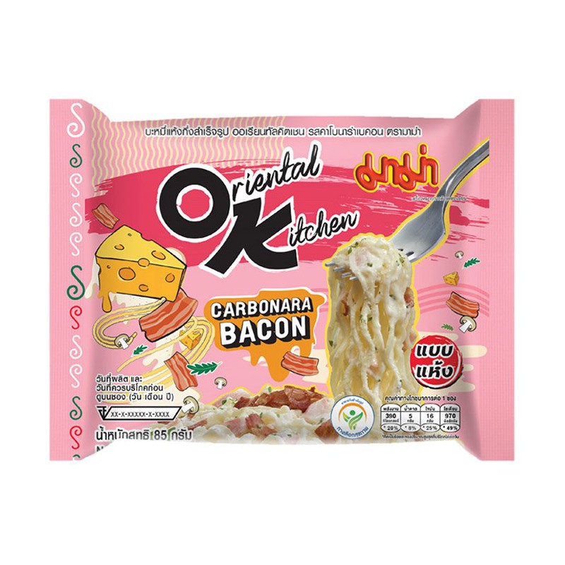 Carbonara Snabbnudlar 85g (1-pack), Mama