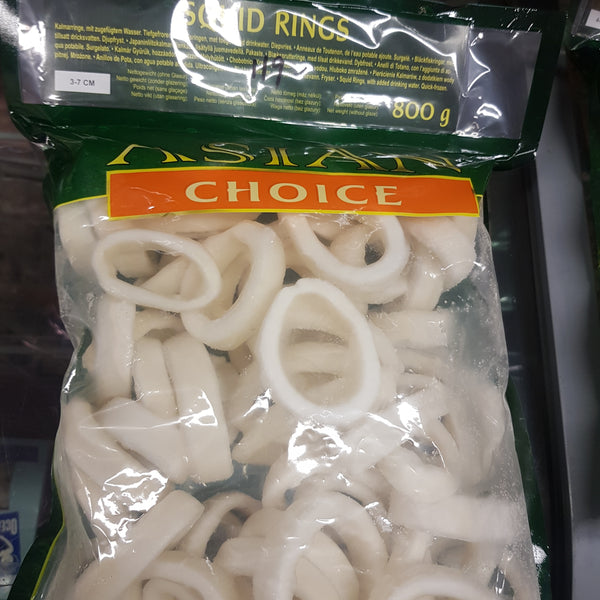 Bläckfisk ringar 800g, Asian Choice