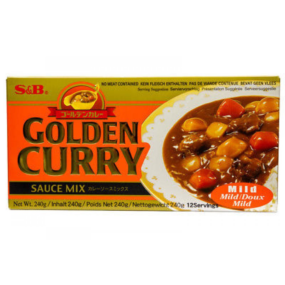 S&B Japansk Golden Curry kub (Mild) 220g