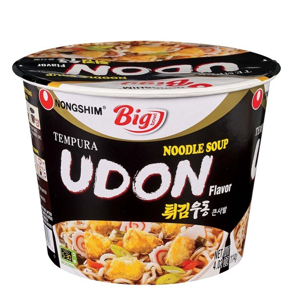 Udon koppnudlar skaldjur