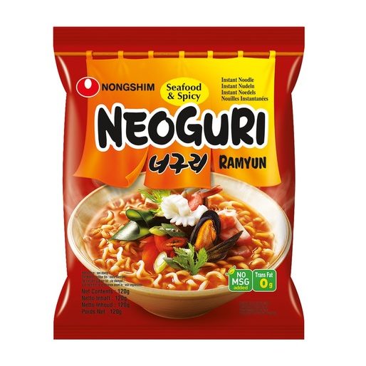 seafood and spicy Neoguri Ramyun