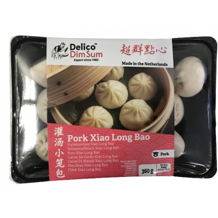 Dim Sum Fläsk Xiaolong bun 360g, Delico