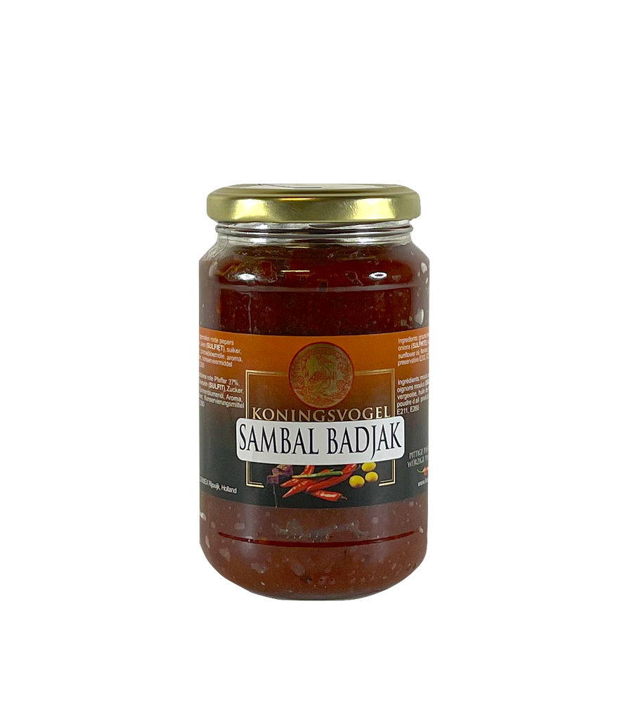 Sambal Badjak 375g, Koningsvogel