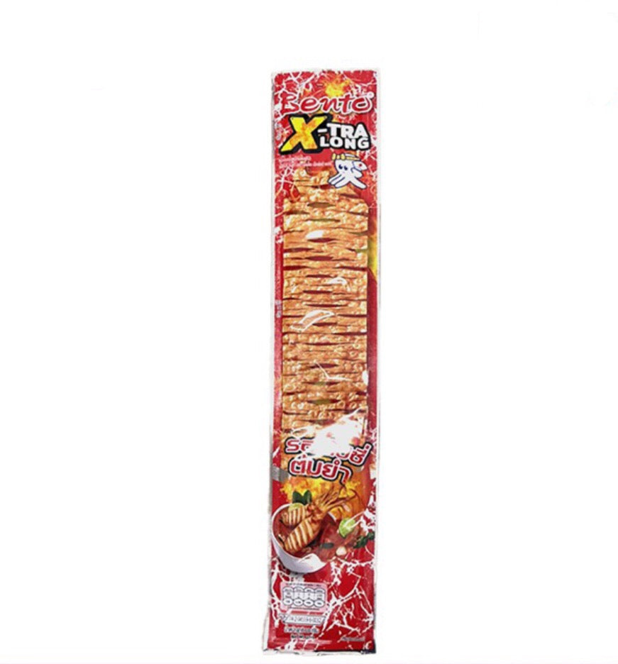 Extra long- tom yum flavour Mixed Seafood Snack Bento 10g